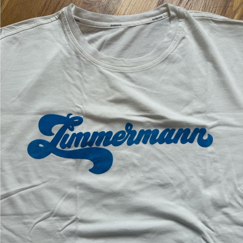 Zimmerman Logo White T-Shirt - Picture 4 of 4
